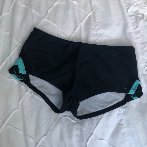 Other - Black and teal swimsuit bottom